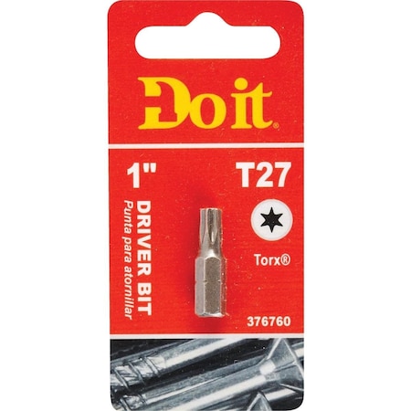All-Source T27 TORX 1 In. Insert Screwdriver Bit 307671DB
